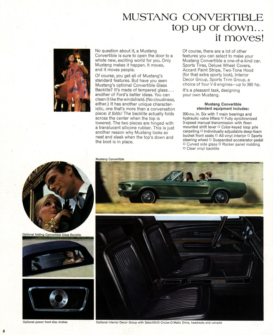 1968 Mustang Prospekt Page 6